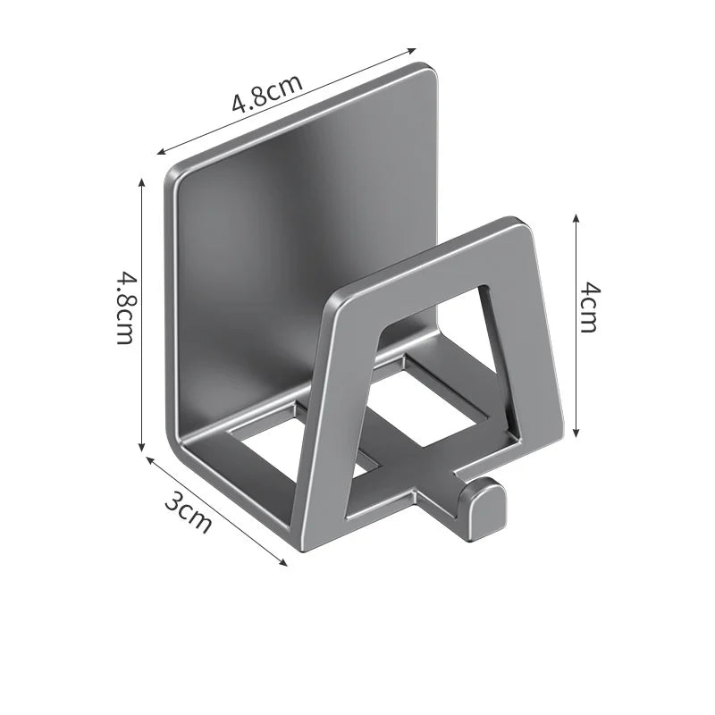 Stainless Steel Self-Adhesive Sponge Holder by Snagg A Rack