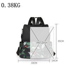Women’s Large Capacity Anti-Theft Backpack by Snagg A Backpack