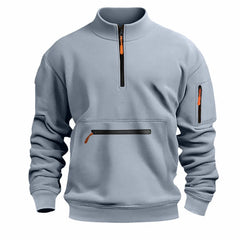 Unisex Half-Zip Stand Collar Fleece | Essential Autumn/Winter Daily Pullover