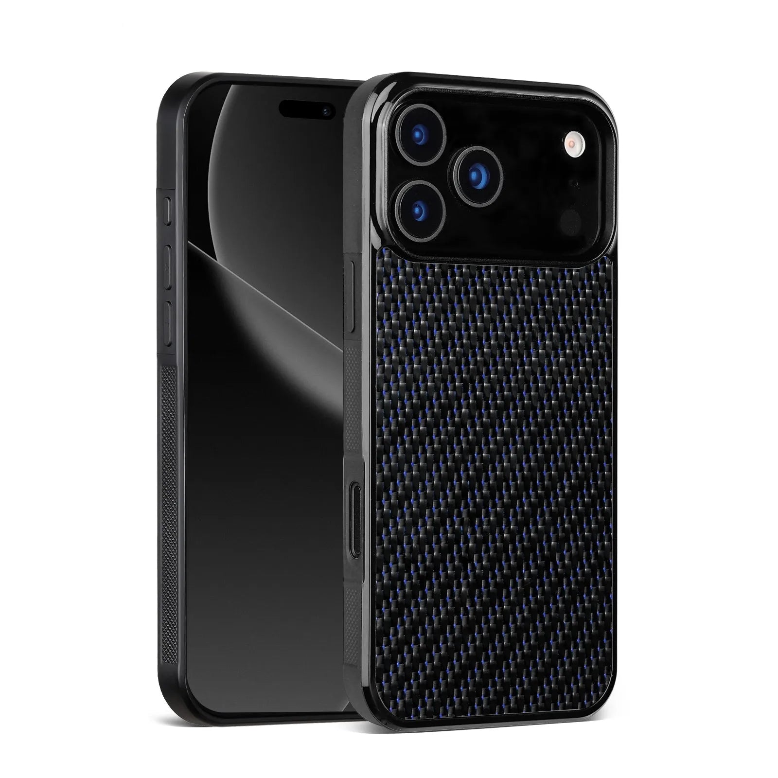 Magnetic Carbon Fiber Pattern Phone Case for iPhone 17 Pro Max Series by Snagg A Phone Case