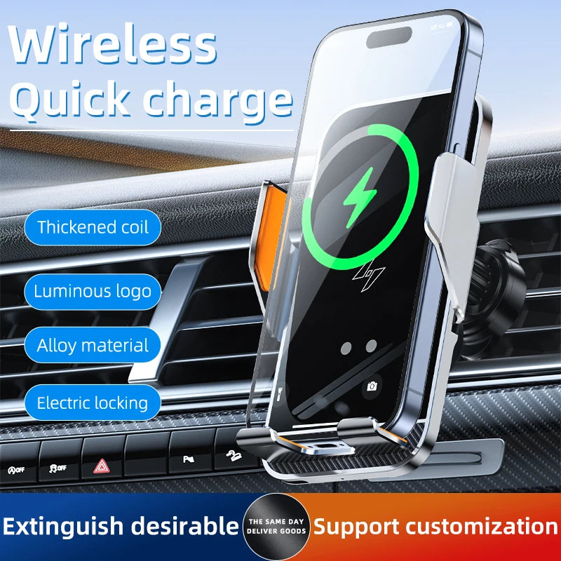 Upgraded Wireless Car Phone Holder by Snagg A Phone Holder