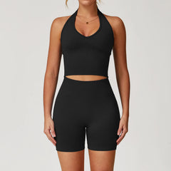 Women's 2/3/4-Piece Seamless Yoga Set | Long Sleeve Tracksuit Sports Bra Gym Leggings Activewear