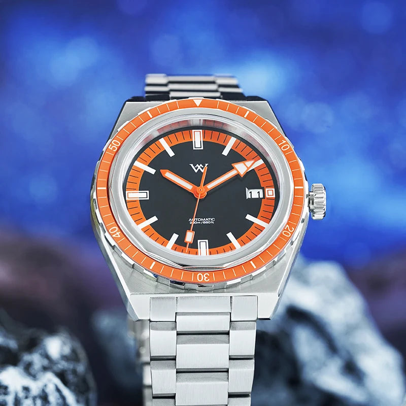 Automatic Mechanical Diver Watch – NH35 Movement | Sapphire Crystal | 200M Water Resistant | Anti-Reflective Bezel