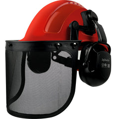 Forestry Safety Helmet With Face Shield & Ear Muffs by Snagg A Safety Helmet
