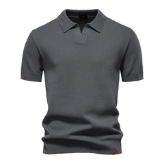 Men's Summer Breathable Polo | Lightweight Stretch Casual Essential
