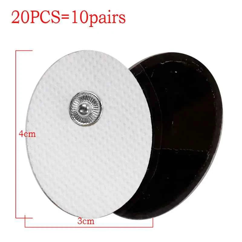 Electric TENS EMS Electrode Pads – Reusable Gel Therapy Replacement Pads