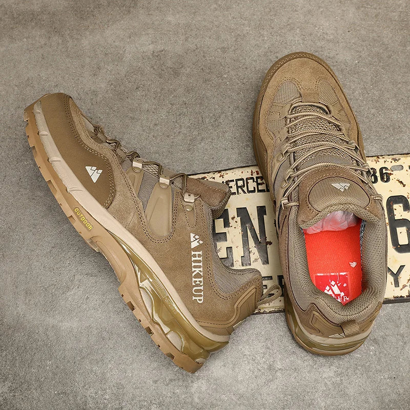 Non-slip suede leather hiking shoe – image 8