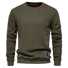 Heavyweight Crew Neck Sweatshirt | Premium Cotton-Blend Thermal Pullover