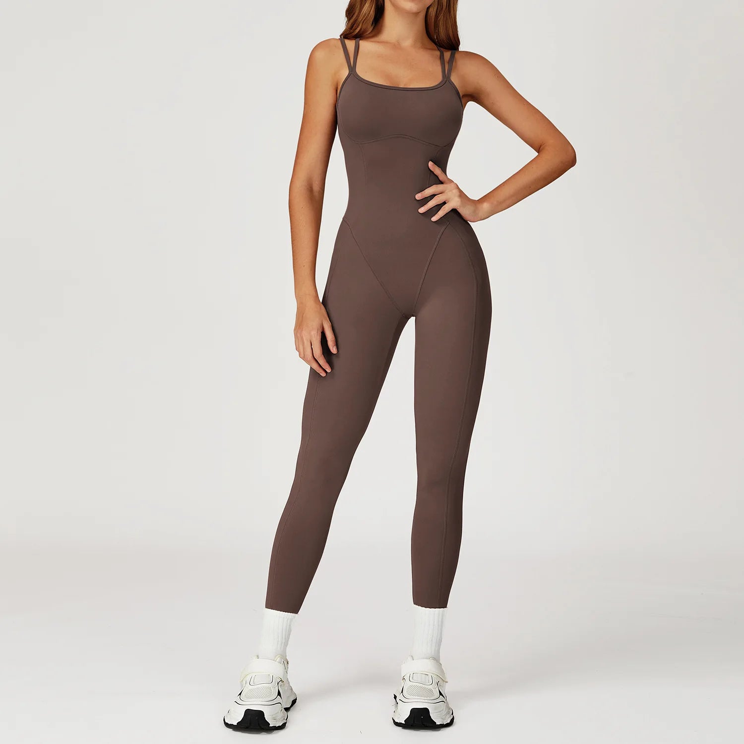 Women's Sports Jumpsuit Gym Set | Training Yoga Suit Fitness Romper Stretch Workout Bodysuit