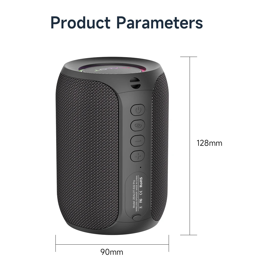Portable Bluetooth Speaker – IPX6 Waterproof by Snagg A Portable Speaker