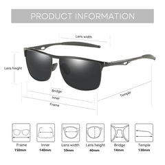 Fashion Aluminum Polarized Sunglasses by Snagg It Sunglasses