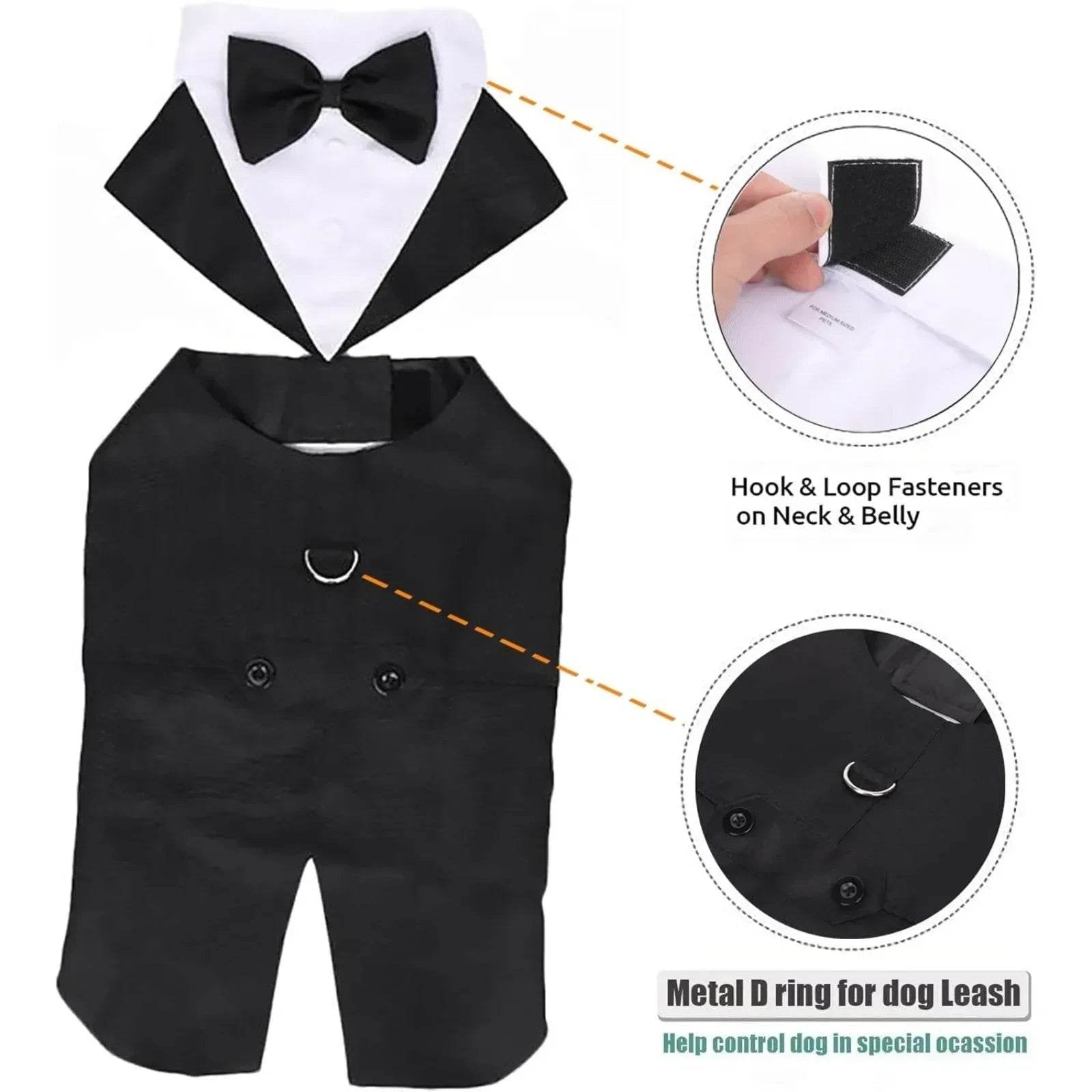 Dog Tuxedo Costume - SnaggIt