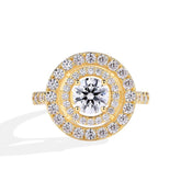 1.0ct Round Cut Moissanite Ring - SnaggIt