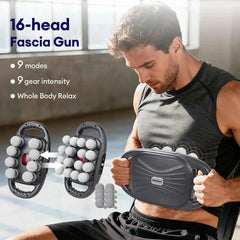 8/16 Heads Body High Frequency Vibration Massage Gun