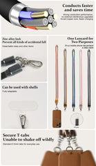 Multifunctional Leather Crossbody Case For iPhone 16 Pro Max / Series