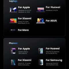 240W GaN Charger Station 4×140W PD3.1 USB Type C