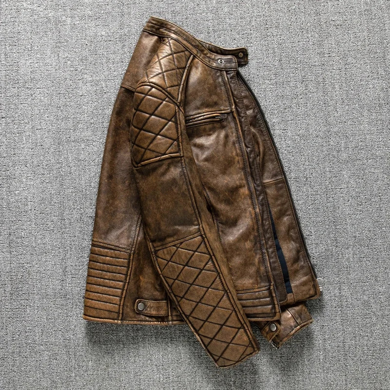Vintage Men’s Leather Jacket by Snagg A Jacket