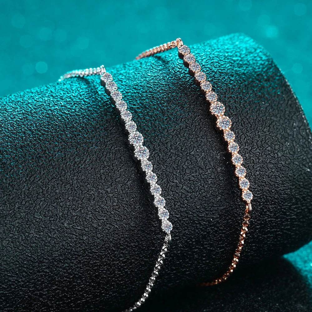 D VVS1 Moissanite Tennis Bracelet - SnaggIt