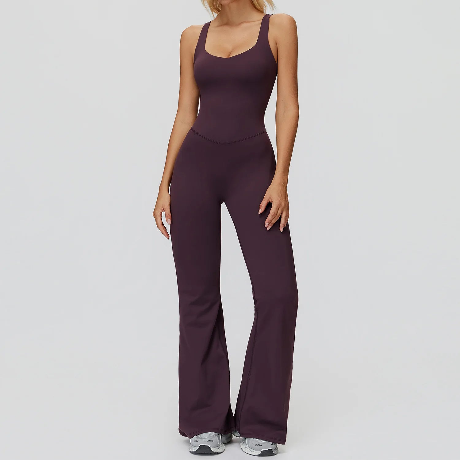 Women's Push-Up Sports Jumpsuit | Gym Tracksuit Yoga Suit Fitness Romper Stretch Bodysuit Activewear