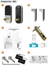 Smart Fingerprint Door Lock – WiFi Keyless Entry with Touchscreen by Snagg A Smart Door Lock