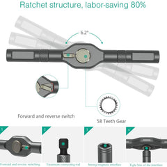 42-in-1 Magnetic Ratchet Screwdriver Set - SnaggIt