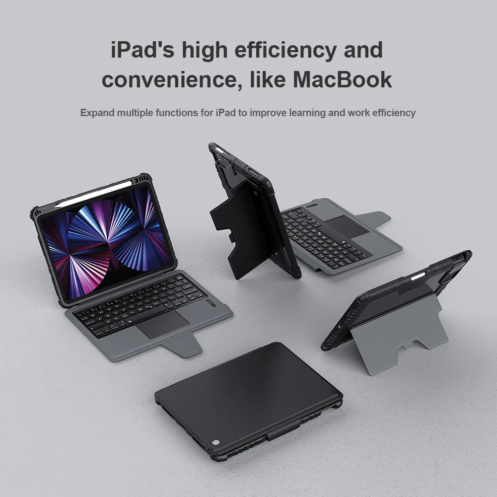 Magic Keyboard With Lens Protection For iPad Series by Snagg A Wireless Keyboard