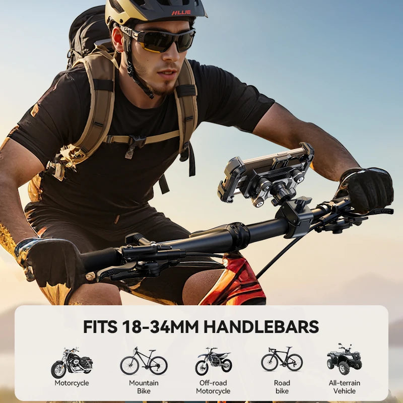 Anti Vibration Motorcycle & Bicycle Phone Holder by Snagg A Phone Holder