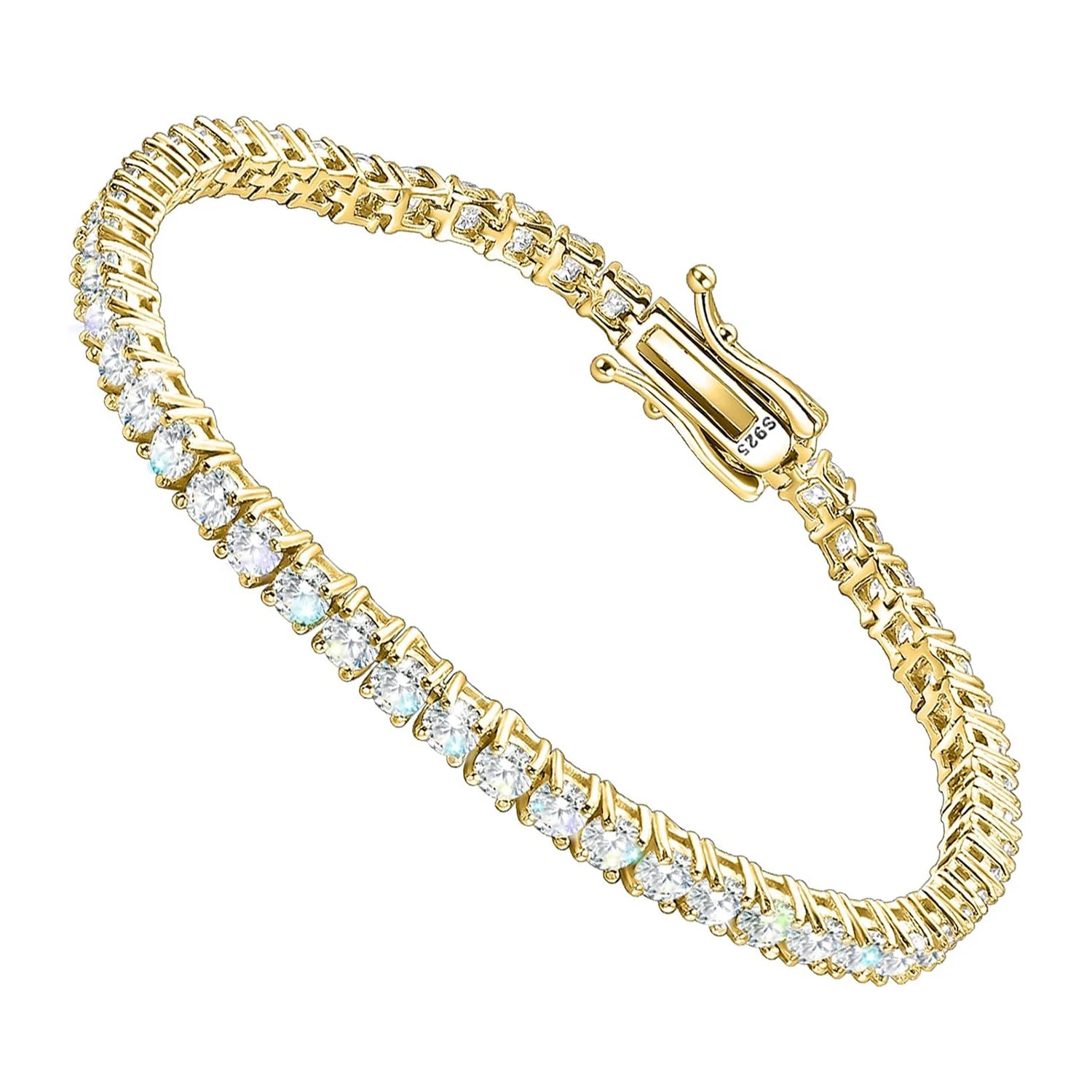 Full Moissanite Tennis Bracelet by Snagg A Bracelet