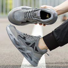 Lightweight Safety Shoes – Men Steel Toe Work by Snagg A Shoes