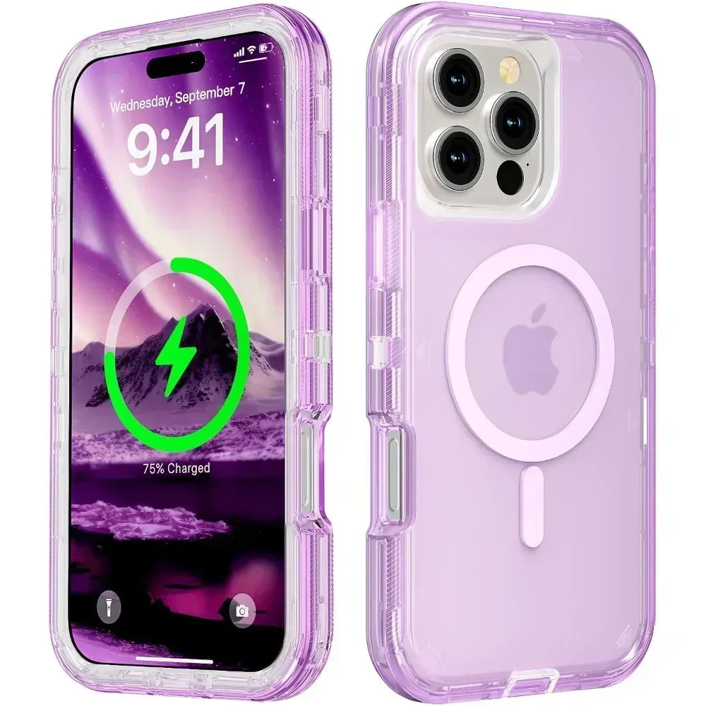 Rugged OTT Armor MagSafe Clear Case – for iPhone 16 Series - Phone Cases & Covers