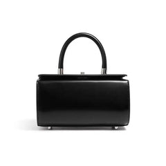 Genuine Leather Mini Flap Bag – Luxury Designer Minimalist Crossbody & Shoulder Handbag for Women (20×10×10cm)