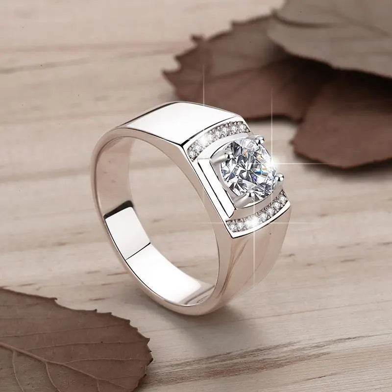 1ct Men’s Moissanite Ring - SnaggIt