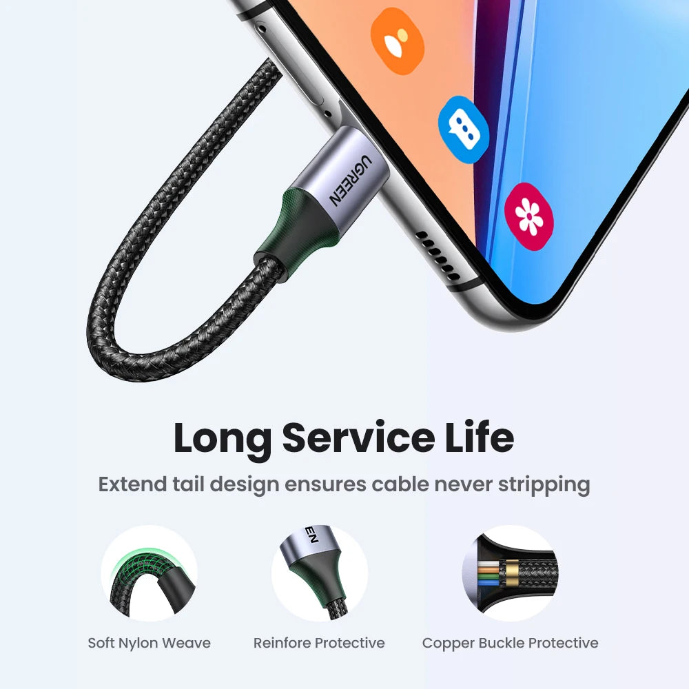 3A USB-C Fast Charging Cable by Snagg A Charging Cable