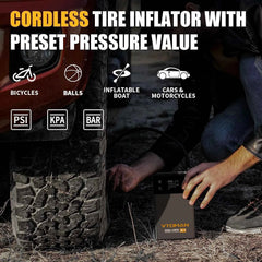 12V car jump starter with 150 PSI tyre inflator – image 3