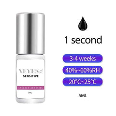 Professional 0.5-Second Fast-Drying Lash Adhesive – 7 Week Extreme Retention Formula