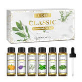 6 Piece Essential Oil Collection – 100% Pure Natural Aromatherapy Set for Diffusion & DIY Wellness
