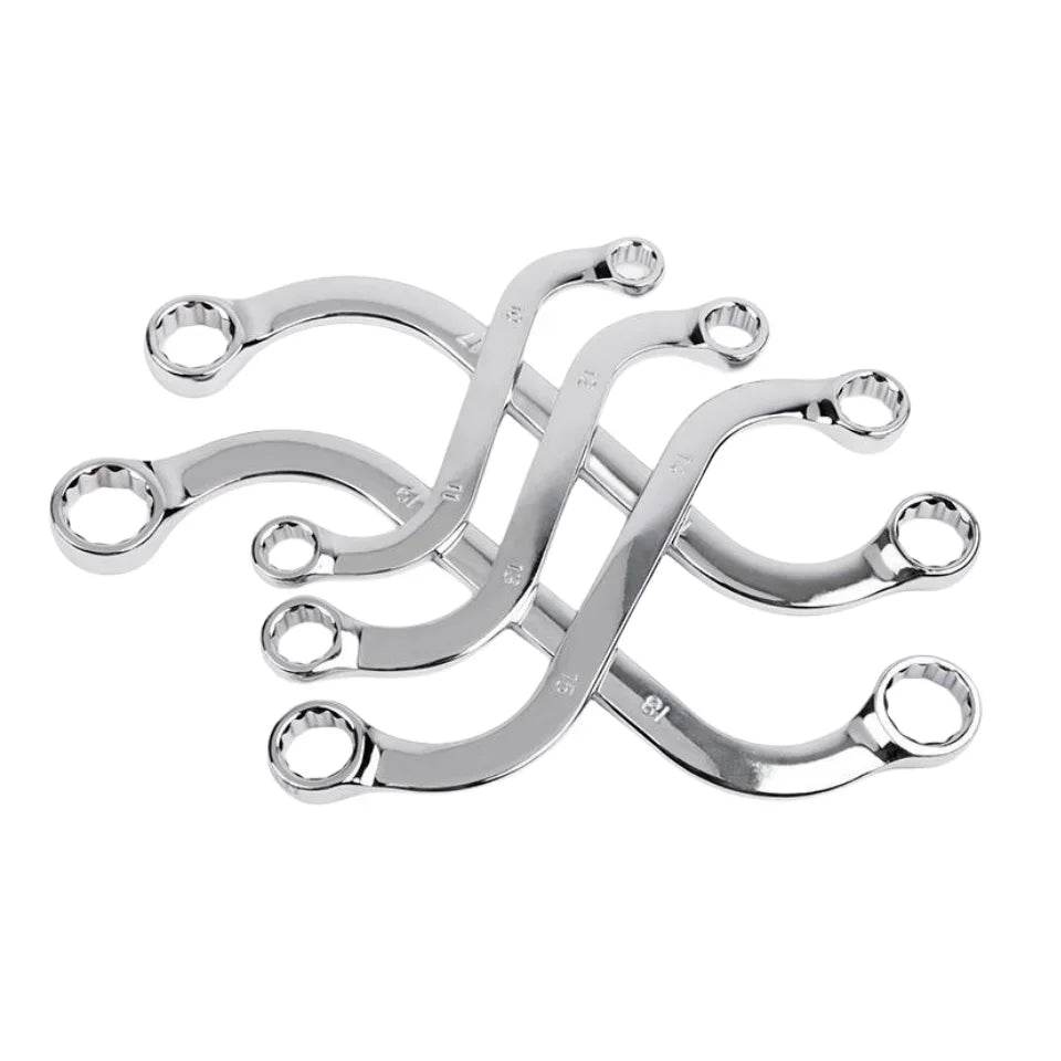 5-Piece S-Type Double-Ended Box Wrench Set - SnaggIt