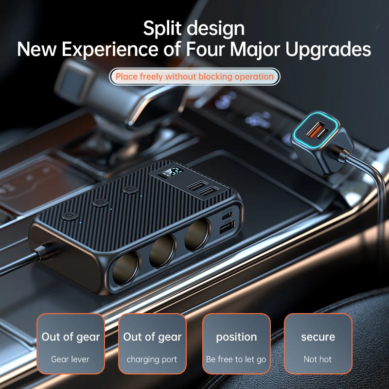 171W/128W Fast Car Charger Adapter by Snagg A Car Adapter