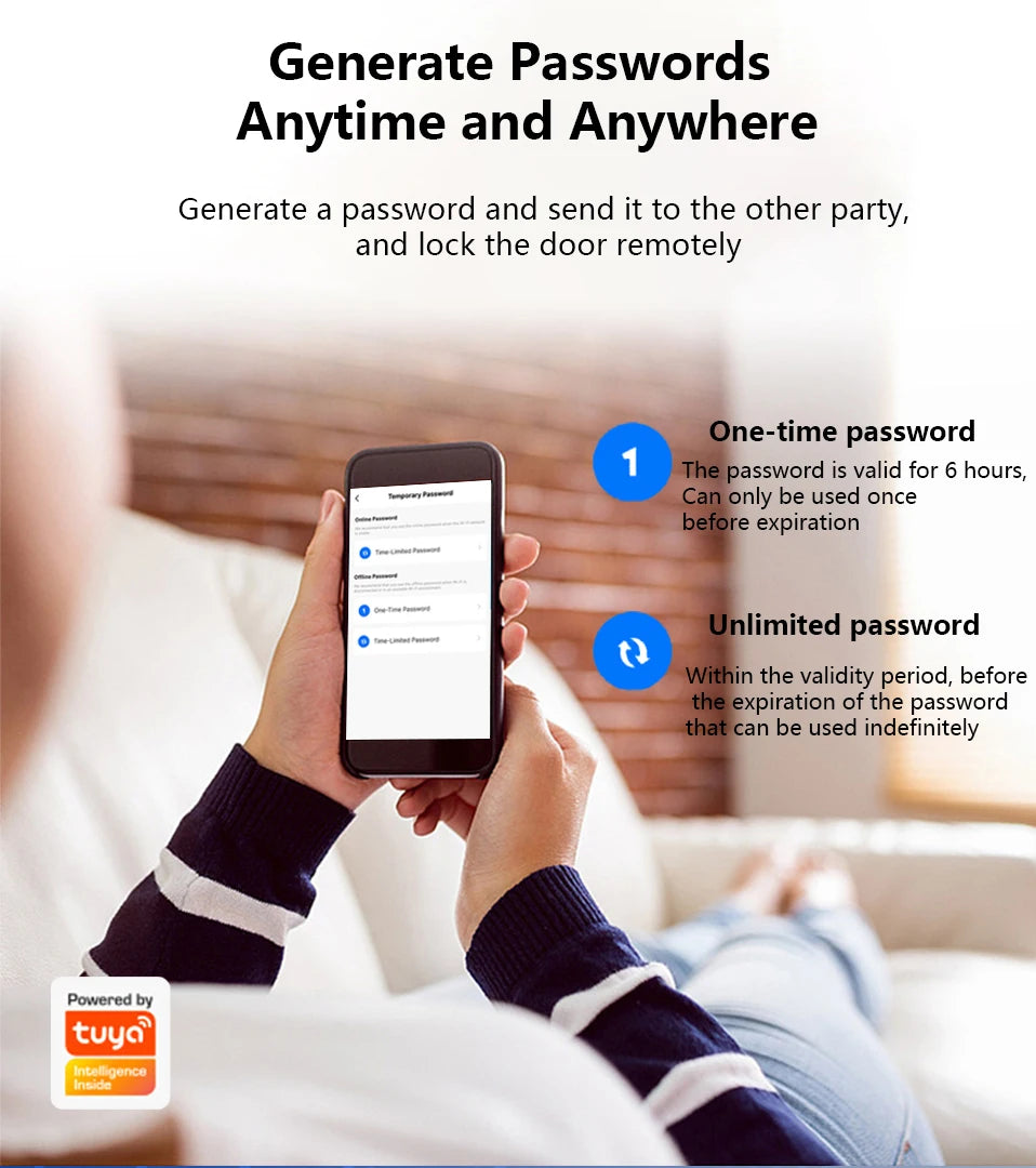 Waterproof Smart Deadbolt Lock – Biometric Fingerprint & Keypad Entry by Snagg A Smart Door Lock