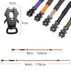 Bungee Dog Leash with Car Seatbelt – Heavy-Duty Reflective No-Pull Tactical Lead for Large Dogs