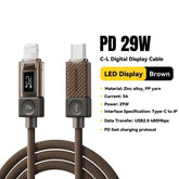 USB-C to USB-C Cable 29W PD | Fast Charging for iPhone 14 13 12 MacBook iPad Type-C Cord