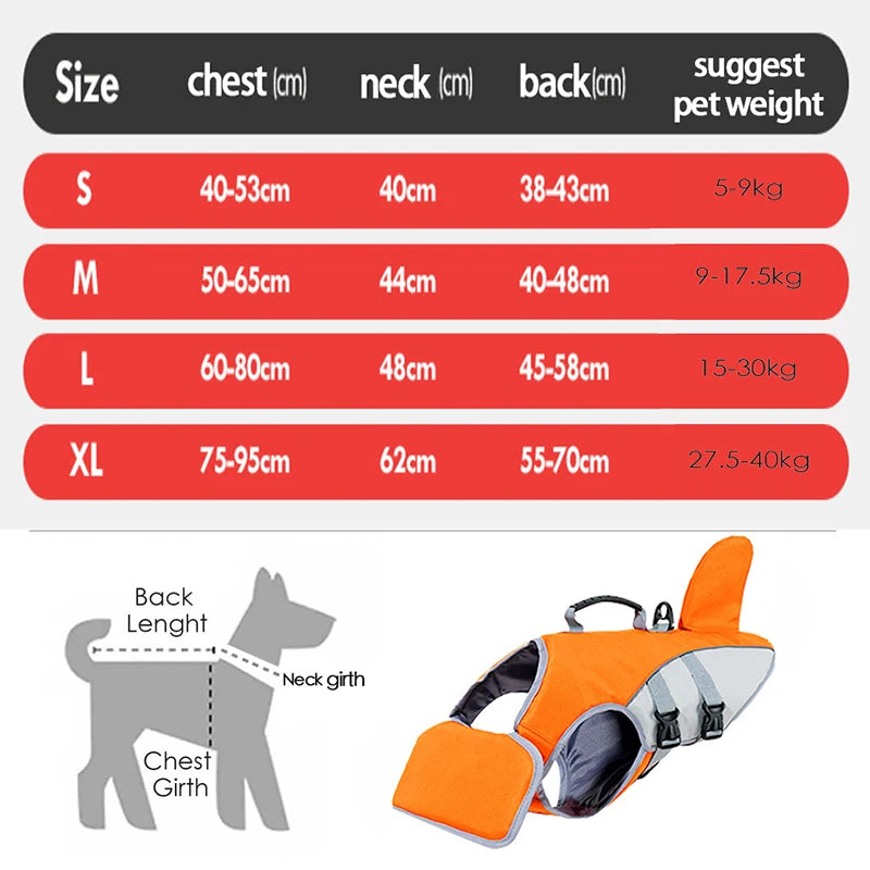 Pet Swimming Life Jacket by Snagg A Jacket