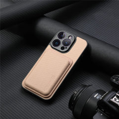 Carbon Fiber Style PU Leather MagSafe Case for iPhone 17 Air / Series (LM2) by Snagg A Phone Case