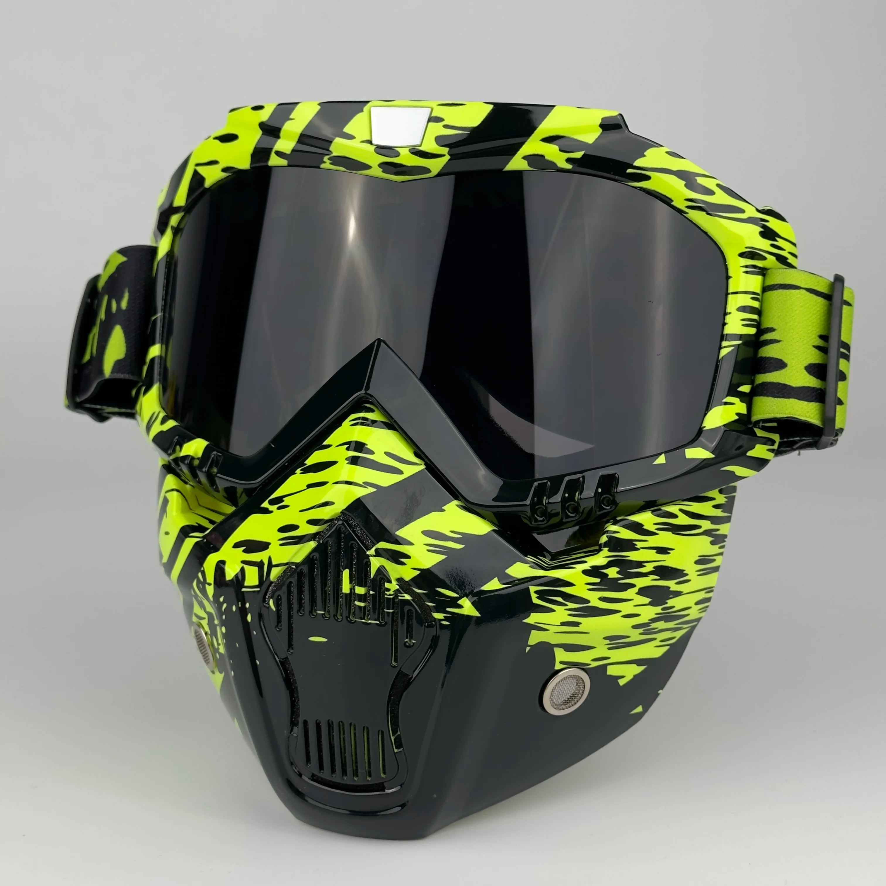 Motorcycle Face Mask with Goggles by Snagg A Motorcycle Goggles