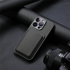 Carbon Fiber Style PU Leather MagSafe Case for iPhone 17 Air / Series (LM2) by Snagg A Phone Case