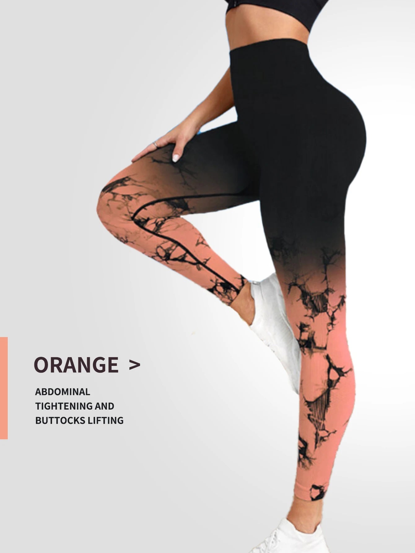 Tie-Dye Seamless Yoga Pants by Snagg A Pant