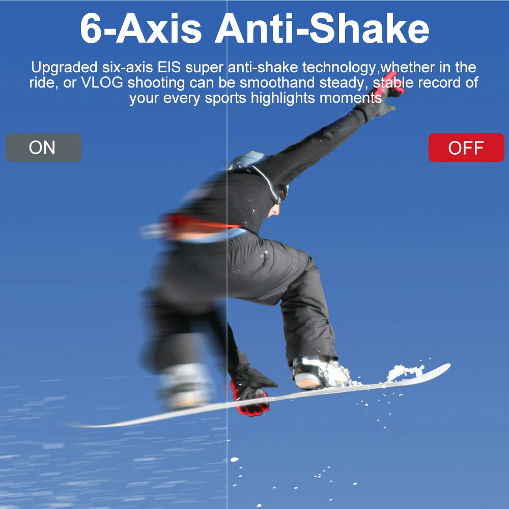 5K Action Camera – 30M Waterproof Sports Cam with Touch LCD by Snagg A Portable Camera