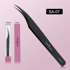 Professional Fiber Tip Eyelash Extension Tweezers – Precision High Volume Application Tool