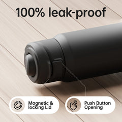 Magnetic Smart Thermos - 24H Insulation & Integrated Phone Mount