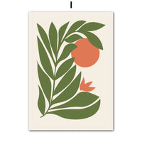 Abstract Leaf Canvas Print by Snagg A Print